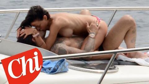 Fabrizio Corona e Silvia Provvedi, effusioni hot sulla barca