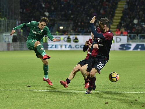 La Fiorentina passa nel finale con Babacar: Cagliari steso 1-0