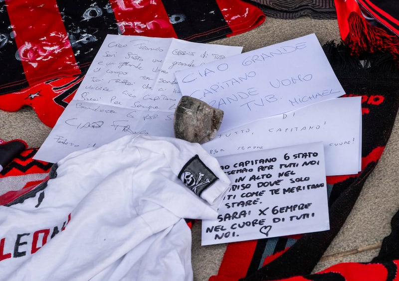 Il tributo a Franco Baresi