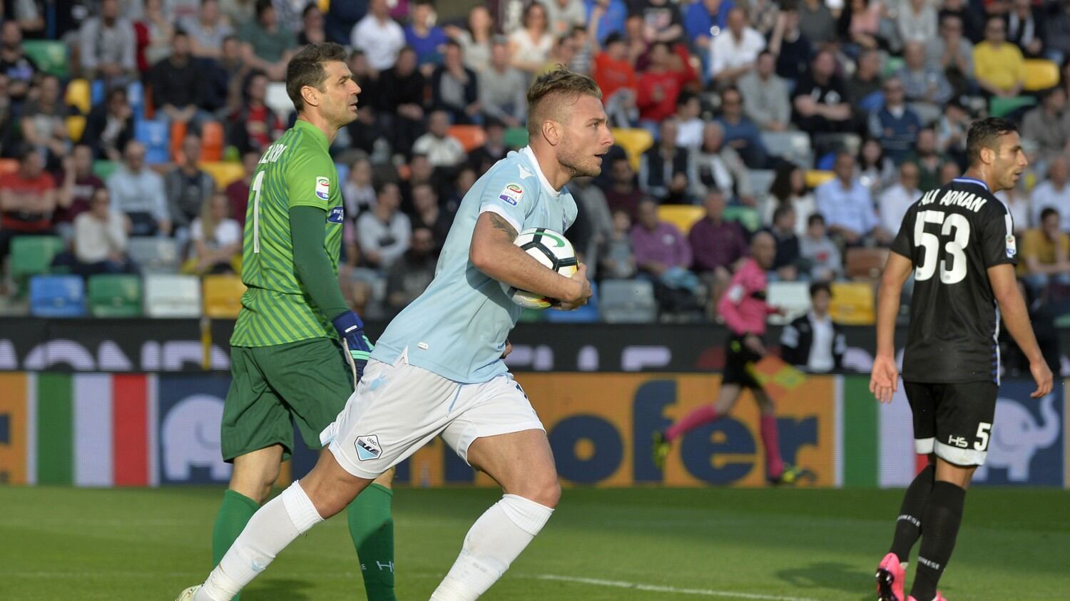 La Lazio batte l'Udinese e sorpassa l'Inter