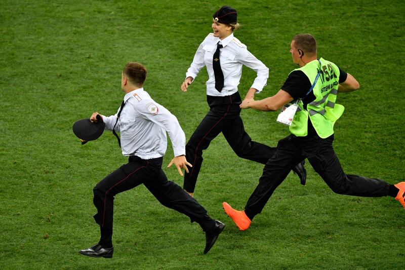 Invasione di campo durante la finale dei Mondiali 1