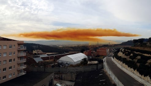 Allarme, nube tossica a Barcellona 6