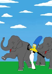 Marge Simpson in versione sexy 11