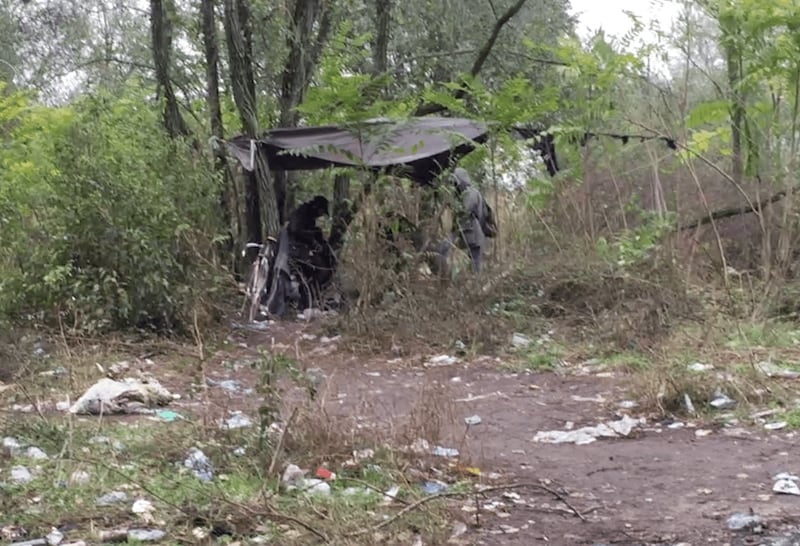 Milano, il degrado del boschetto di Rogoredo 1
