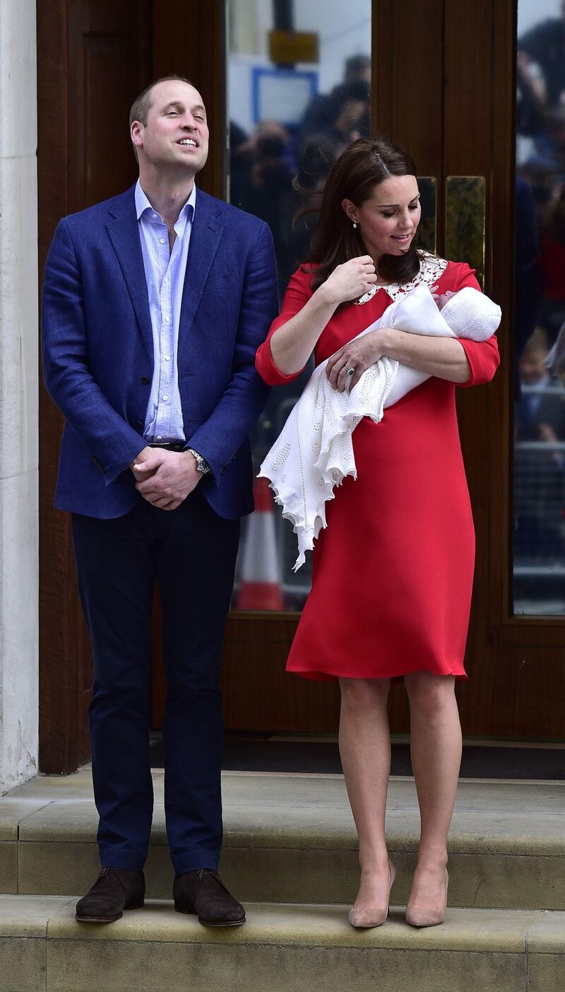 Kate Middleton e il Principe William col Royal Baby 14