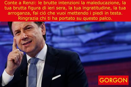 La satira del giorno: Conte risponde a Renzi 1
