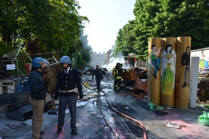 Sgombero del centro sociale ZAM: è guerriglia 7