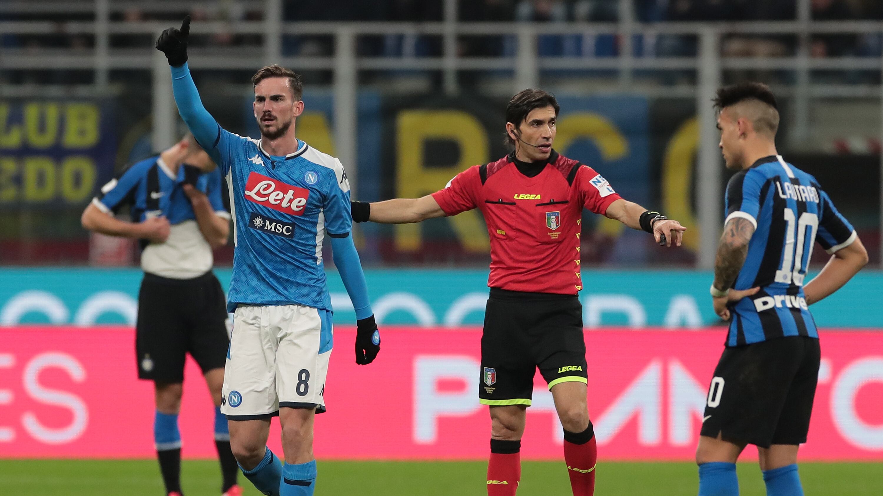 Inter, già finito l'effetto derby. Fabian fa sorridere il Napoli
