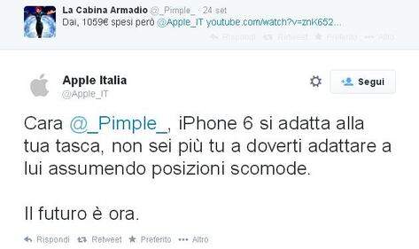 Il finto account Apple Italia che prende in giro i clienti 3