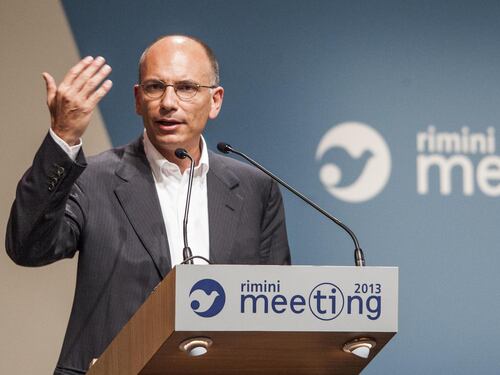 Letta blinda il suo governo e spera nello smottamento Pdl
