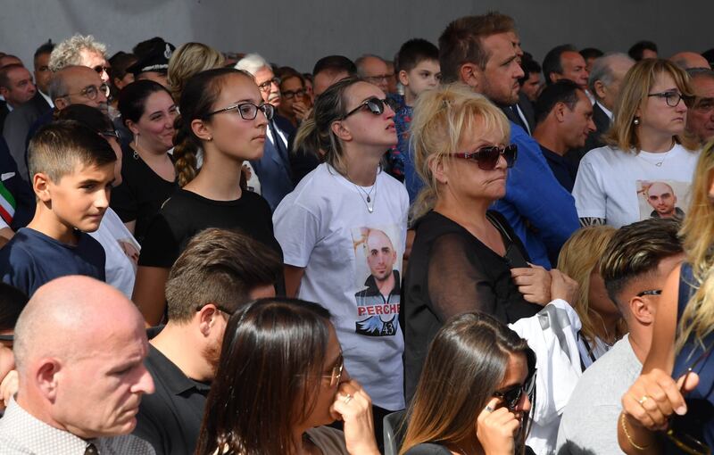 Genova, la commemorazione delle vittime del crollo ponte Morandi 3