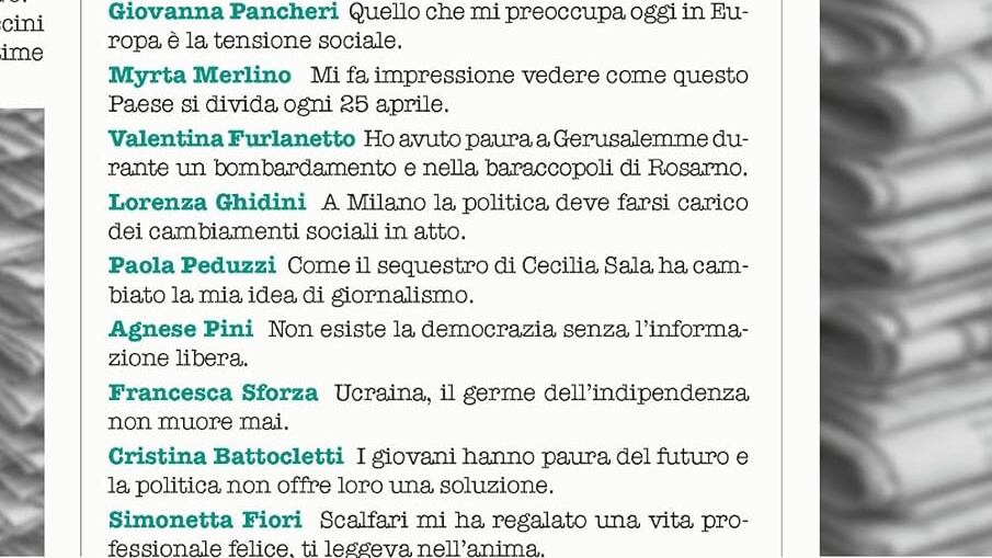 Così le voci delle giornaliste raccontano l'Italia e la sua storia