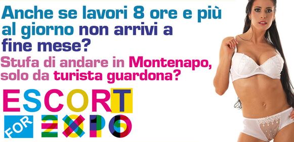 Expo diffida il sito che recluta escort 2