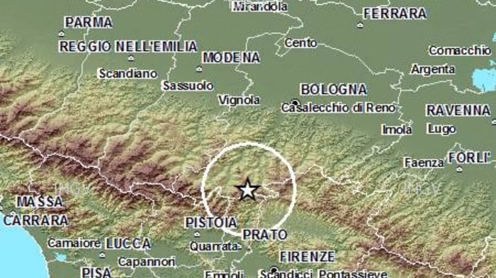 Terremoto sull'Appenino. Scossa di magnitudo 4.1. Paura anche a Bologna
