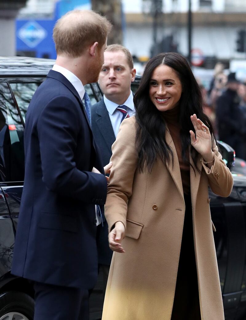 Meghan Markle e il Principe Harry alla Canada House, foto 8