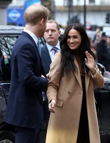 Meghan Markle e il Principe Harry alla Canada House, foto 8