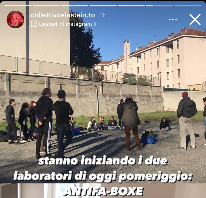 Laboratorio antifa-boxe liceo Einstein