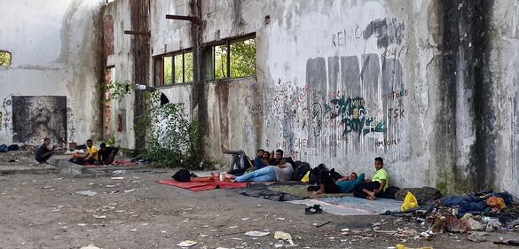 Bosnia, proteste contro i migranti 3