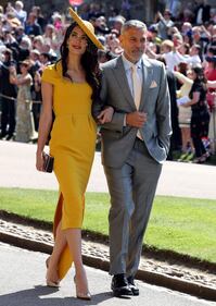 Royal Wedding: George Clooney e Amal alle nozze 3