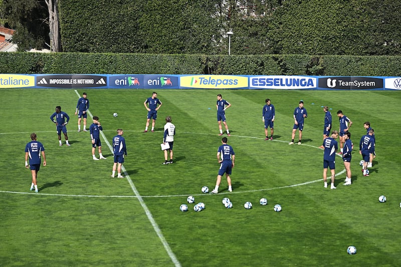 Italia allenamento Coverciano