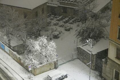 Questa mattina Milano si è svegliata sotto la neve 3