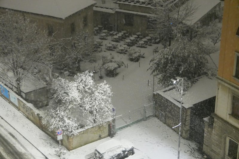 Questa mattina Milano si è svegliata sotto la neve 3
