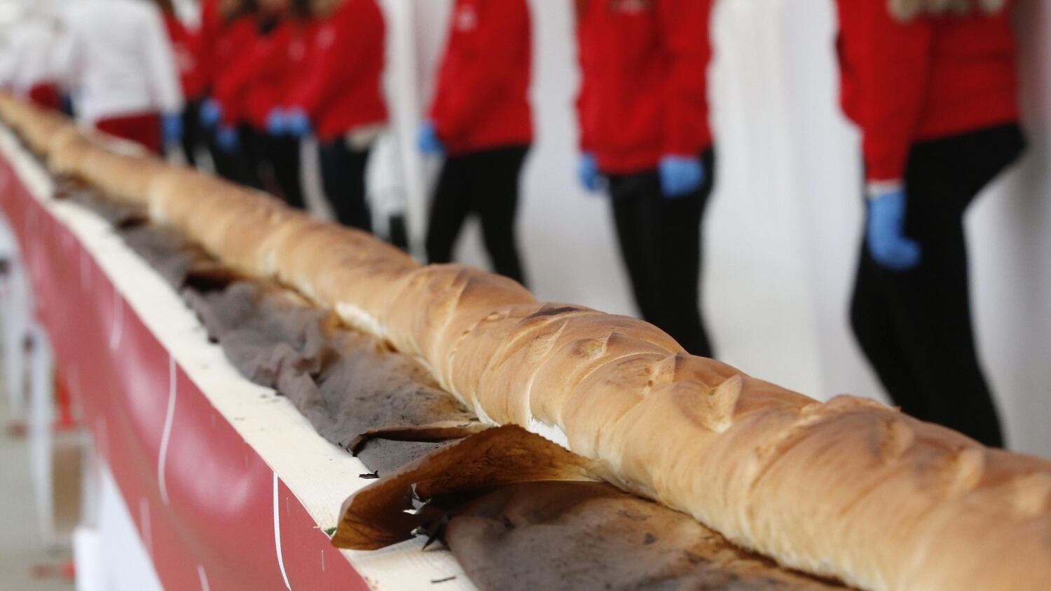 La baguette alla Nutella nel Guinness dei primati