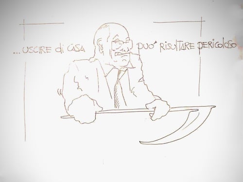 La vignetta del giorno: il Prof.Galli invita a uscire di casa solo con tour guidati
