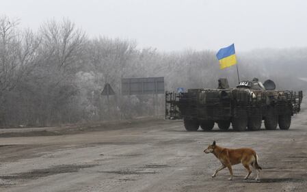 Militari schierati a Debaltseve 4