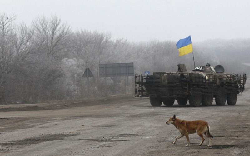 Militari schierati a Debaltseve 4