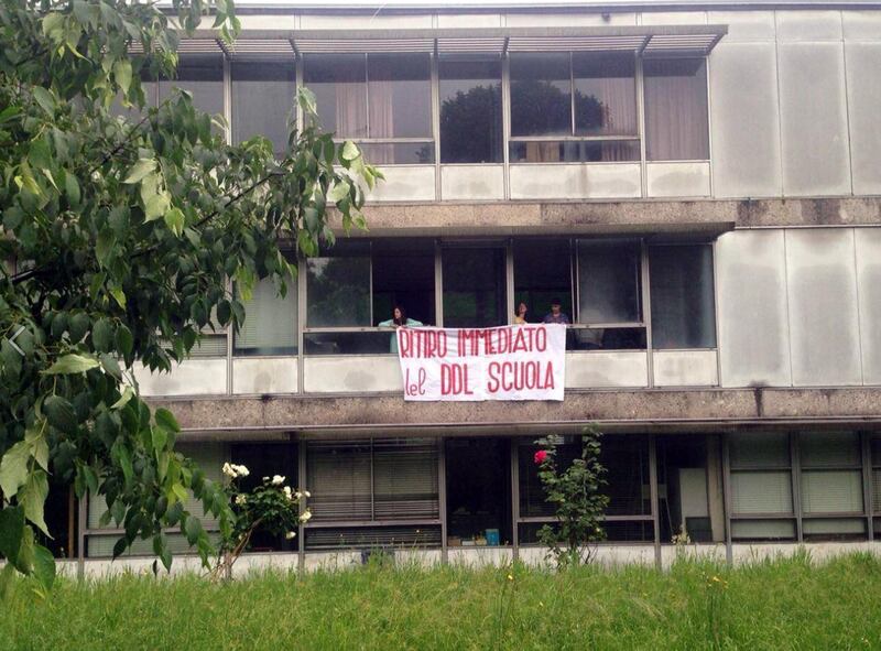 Proteste contro la riforma della scuola 4