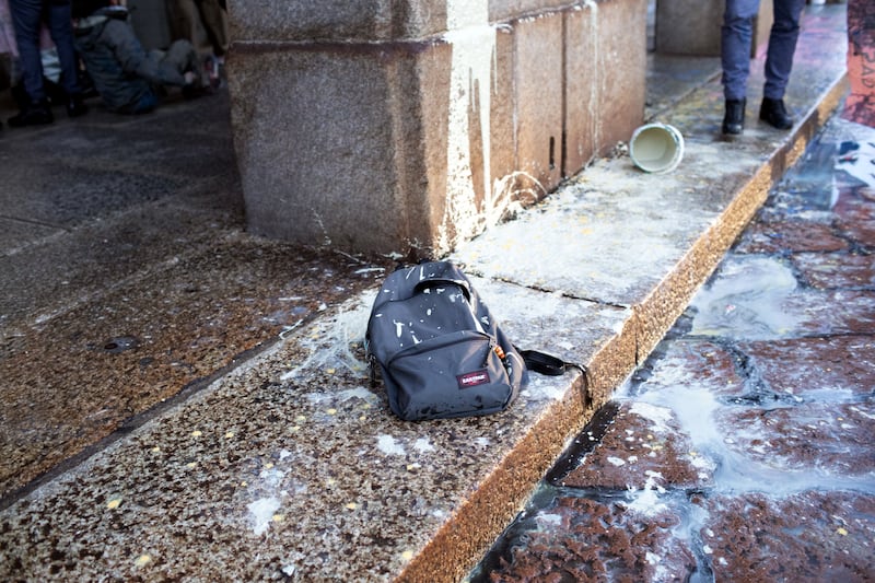 Atto vandalico Scala 7