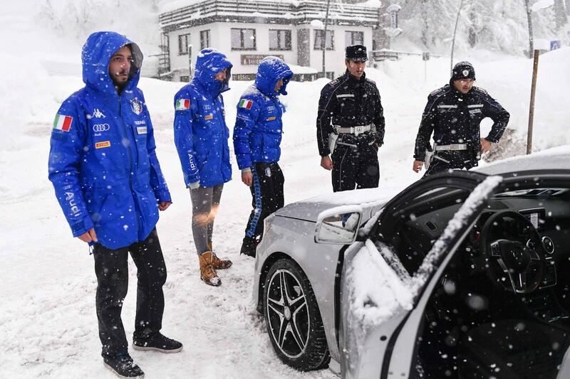 Maltempo, strade interrotte a Cervinia 13