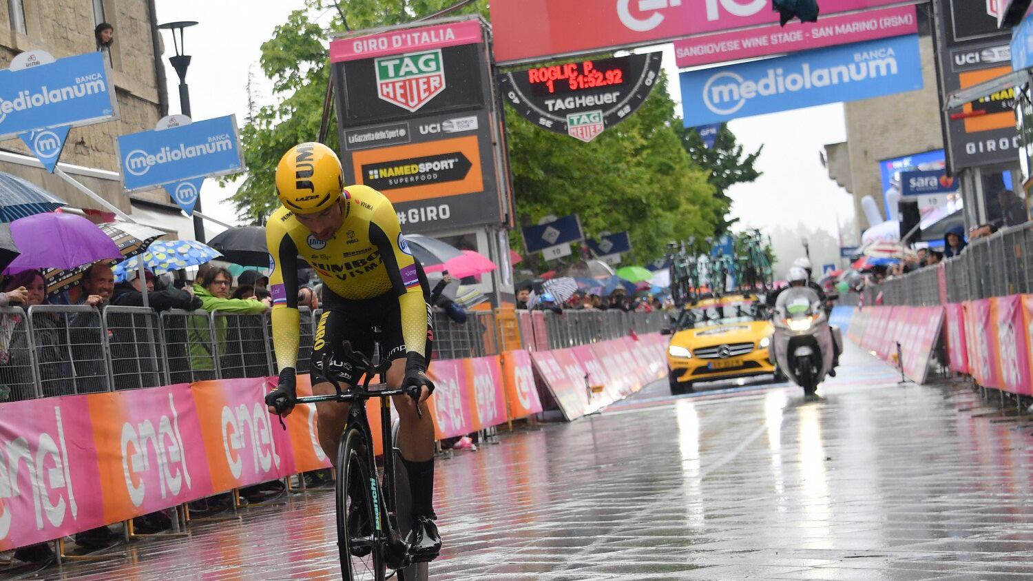 Un giallo in Rosa: Roglic, la pipì e la bicicletta sparita
