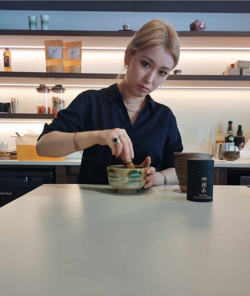 Emoraya, la preparazione del matcha