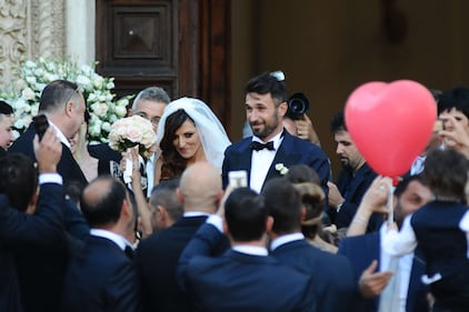 Vucinic ha detto sì e ha sposato Stefania 8