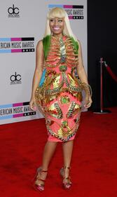 Nicki Minaj hot e fetish in lattice nero 26