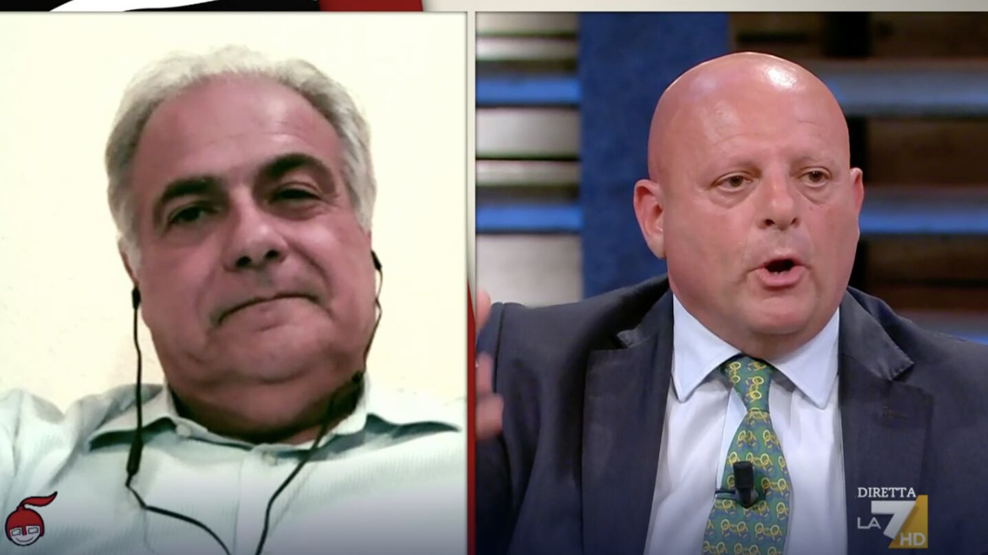"Chi gliel'ha rotta la testa?". Roberto Salis messo alle strette perde le staffe in tv
