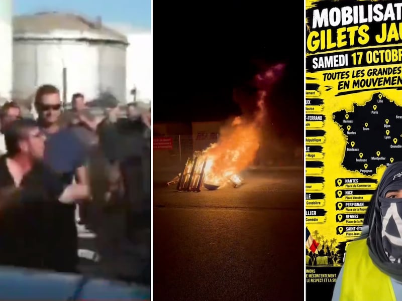 La rabbia per il caro carburanti incendia la Francia: bloccati porti e depositi di petrolio, così torna l’ombra dei Gilet gialli