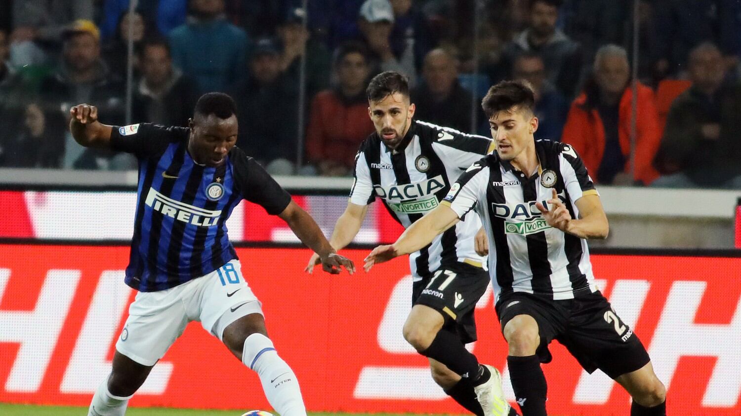 L'Inter sbatte sull'Udinese: finisce 0-0 alla Dacia Arena
