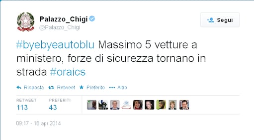 Renzi, tutti i tweet di @Palazzo_Chigi 4