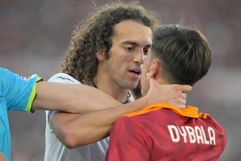 Guendouzi Dybala Roma Lazio