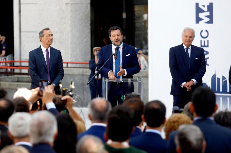 Inaugurazione nuove fermate della M4 che colleganol’aeroporto di Linate a San Babila 5