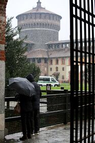Anche Milano questa mattina si è svegliata sotto la neve 2