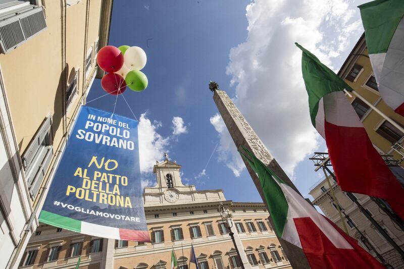 FdI e Lega in piazza contro il Conte bis 3