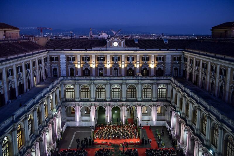 Banda Gdf in concerto al Mef 1