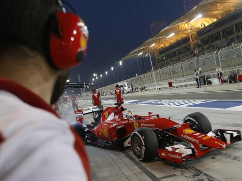 L'operaio Vettel rimette la Ferrari in prima fila