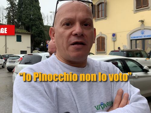 I fiorentini scaricano Matteo Renzi: "Io Pinocchio non lo voto"