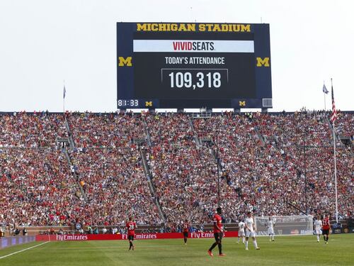 Dove il calcio tira: 110 mila spettatori negli Usa per Real-Manchester