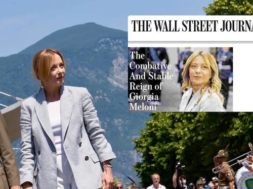 Il Wall Street Journal incorona la Meloni. "Grazie a lei l'Italia è diventata stabile"